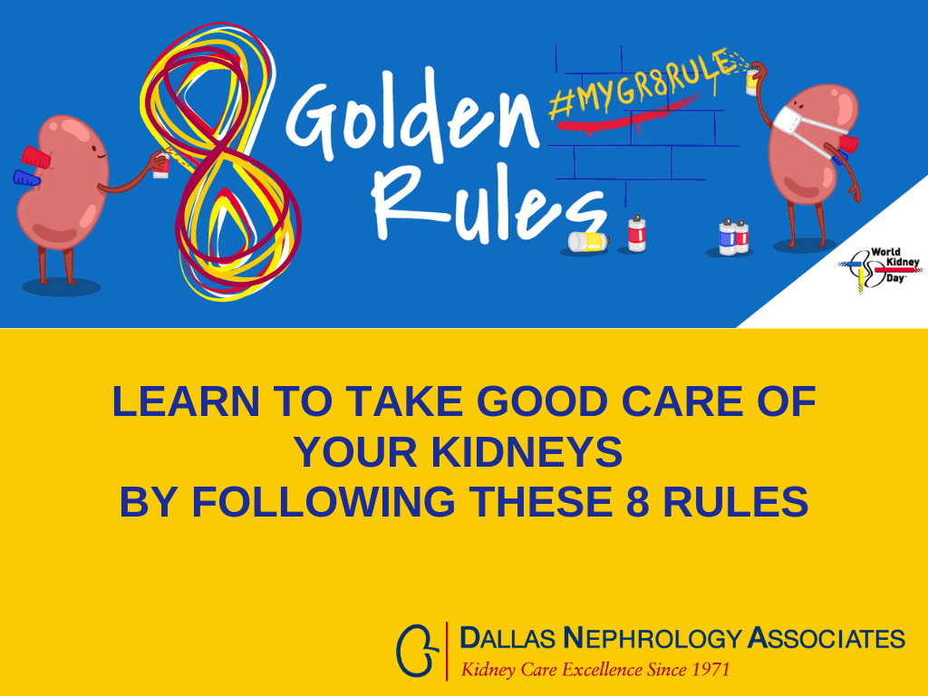 8 golden riles of kidney care