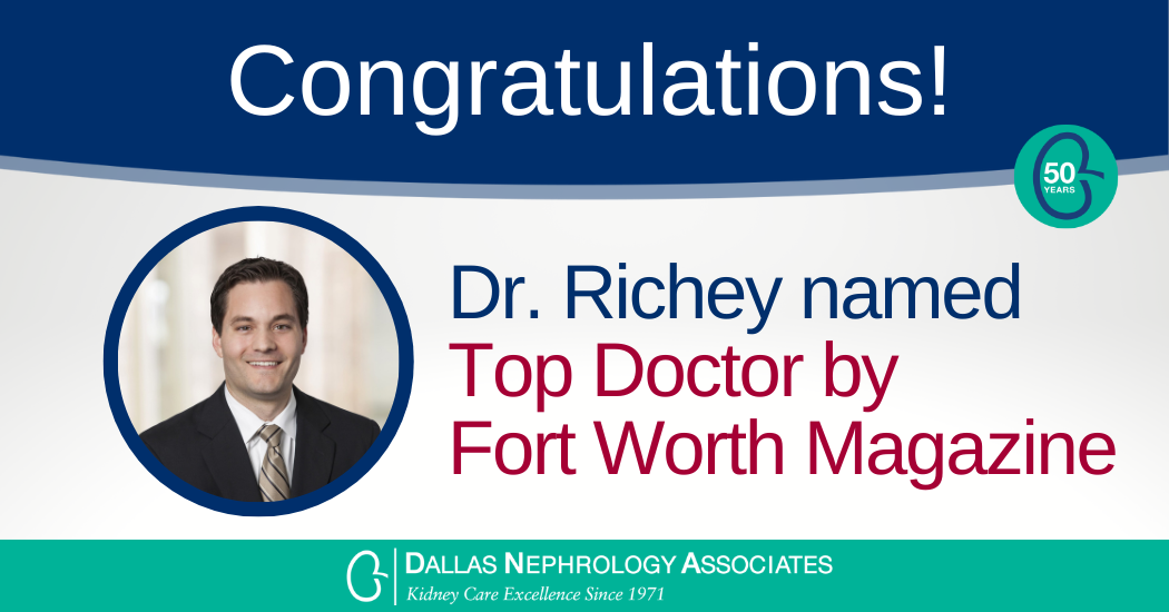 Dr. Richey named Top Doctor by Fort Worth Magazine